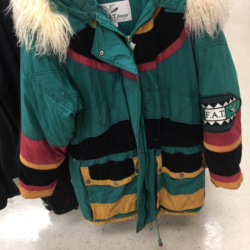VTG Rare 90’s TRIPLE FAT GOOSE Men M Jacket Coat - Picture 3 of 4